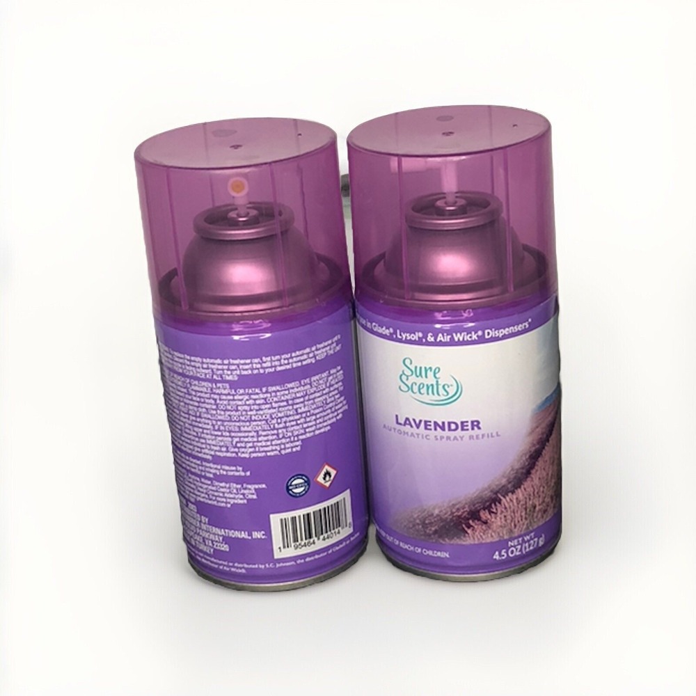 Sure Scents Lavender Mist Automatic Air Freshener Refill - 4.5oz 2 Pack